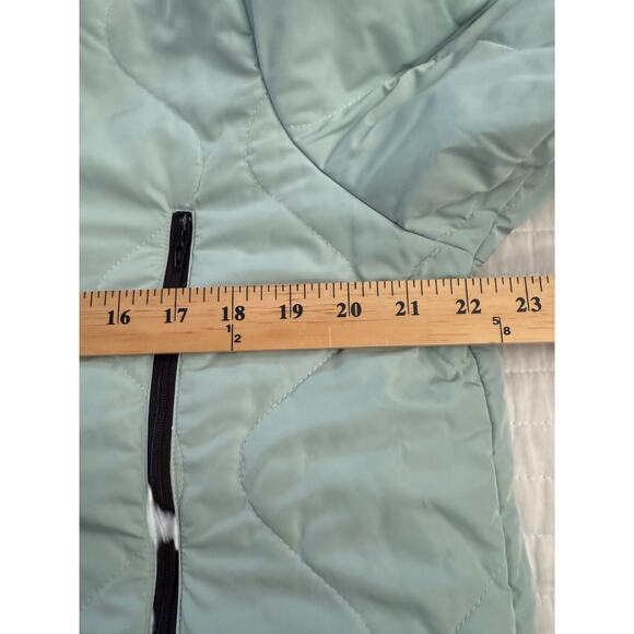 DIAMOND SUPPLY CO. Zircon Quilted Extended Bomber Women's Jacket in Mint Sz M - Picture 4 of 7